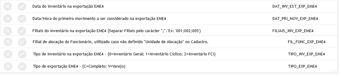 Parâmetros no Commerce