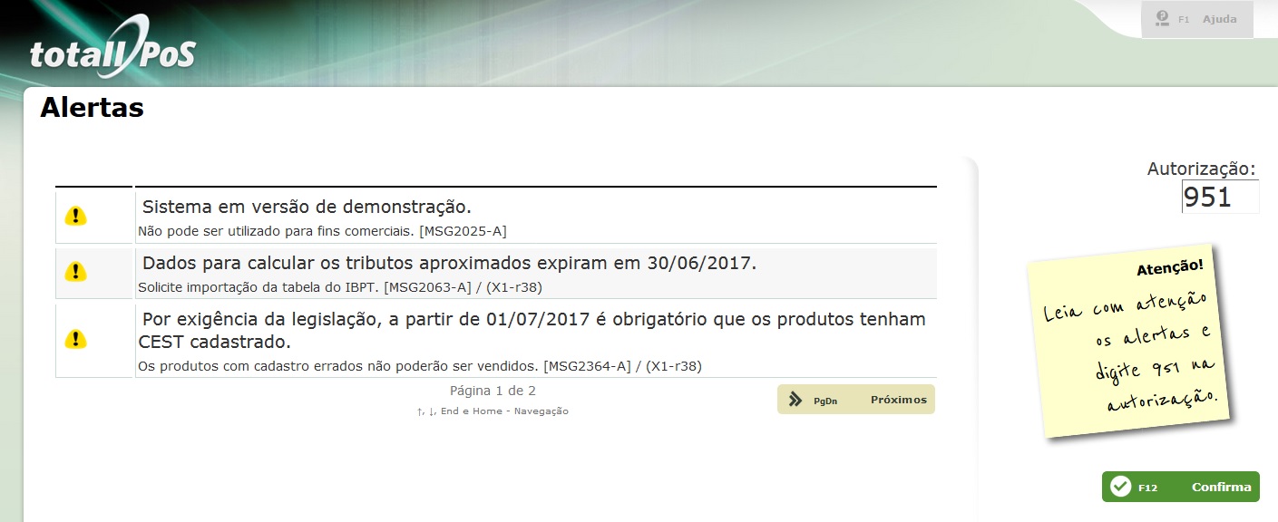 Alertas.